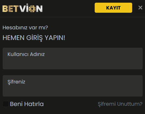 Betvion Giriş
